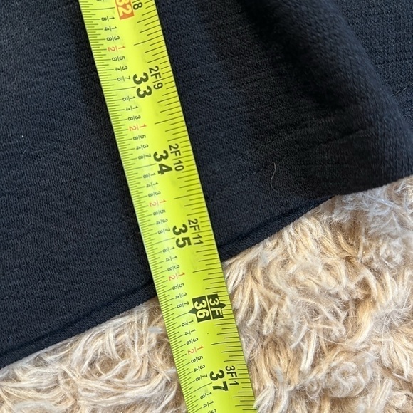 Free People Beach Black Drape Front Coverup Dress Size Small - Picture 10 of 10